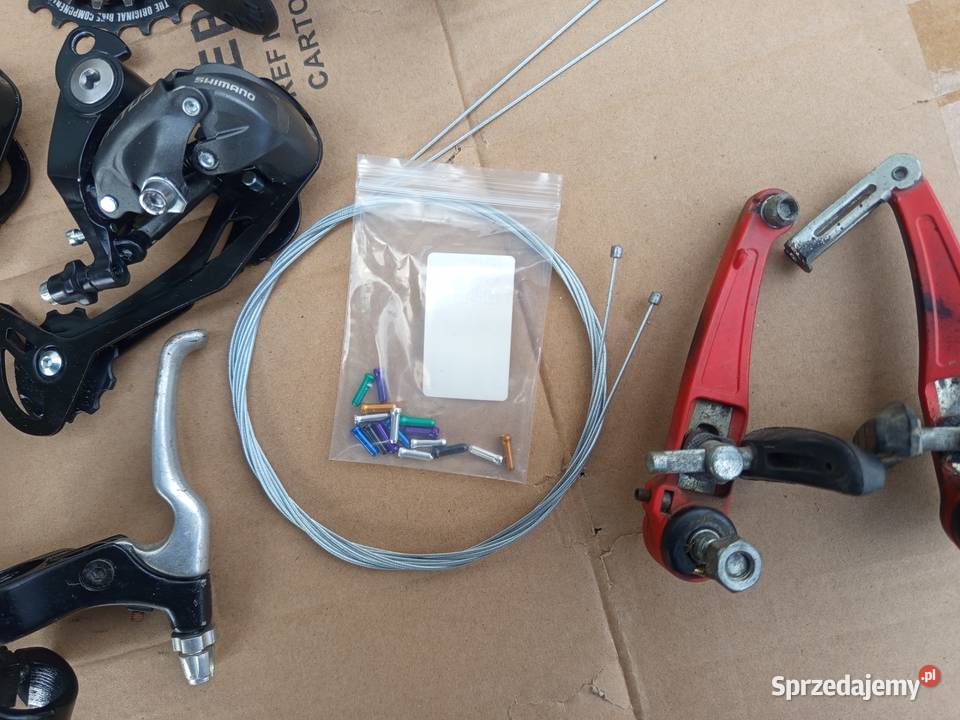 Części rowerowe przerzutki Shimano klamki Części i akcesoria mazowieckie