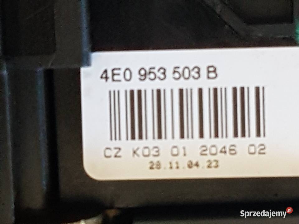 AUDI A6 C6 PRZELACZNIK SWIATEL KIERUNKOWSKAZOW osobowe Turkowice