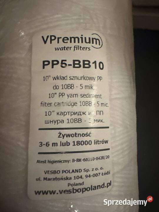 Filtr sznurkowy PP5BB105 mik