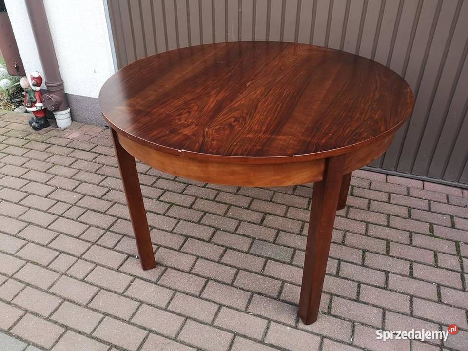 Stół ArtDeco Okrągły 110 Zgrabny Antyk Stary Swarzędz sprzedam