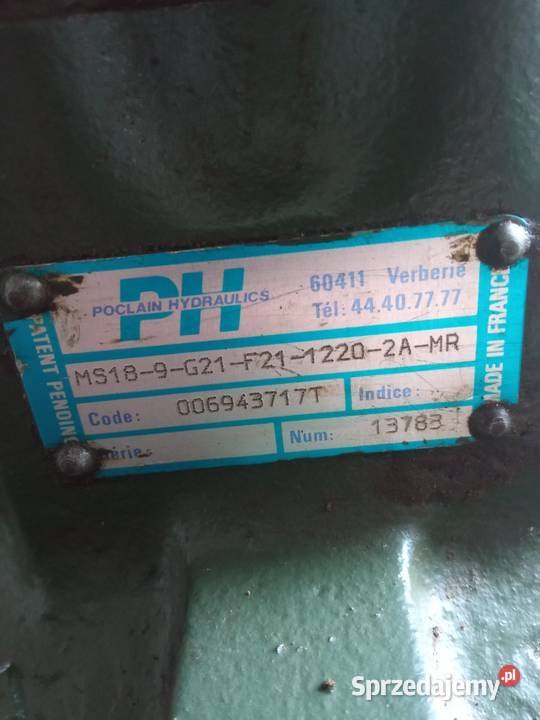 Motor hydrauliczny hydromotor jazdy ms18 piasta lubelskie Zamość