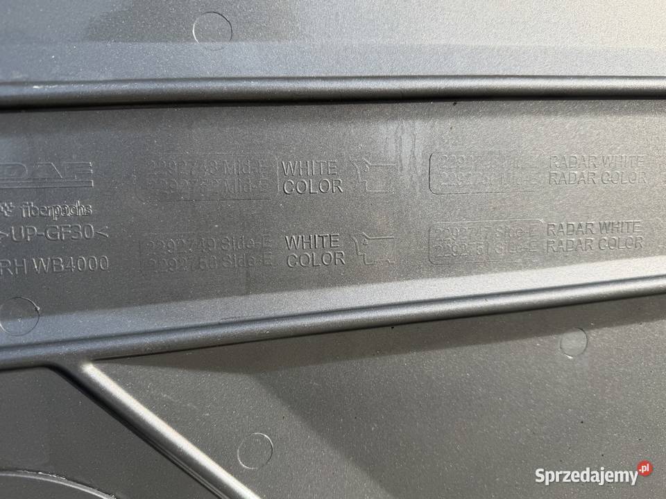 Spoiler zabudowa miedzyosiowa daf XG prawa Wolsztyn