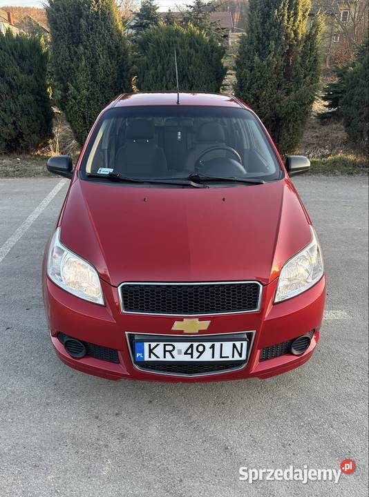 Chevrolet Aveo 12 benzyna 2009r podkarpackie Strzegocice