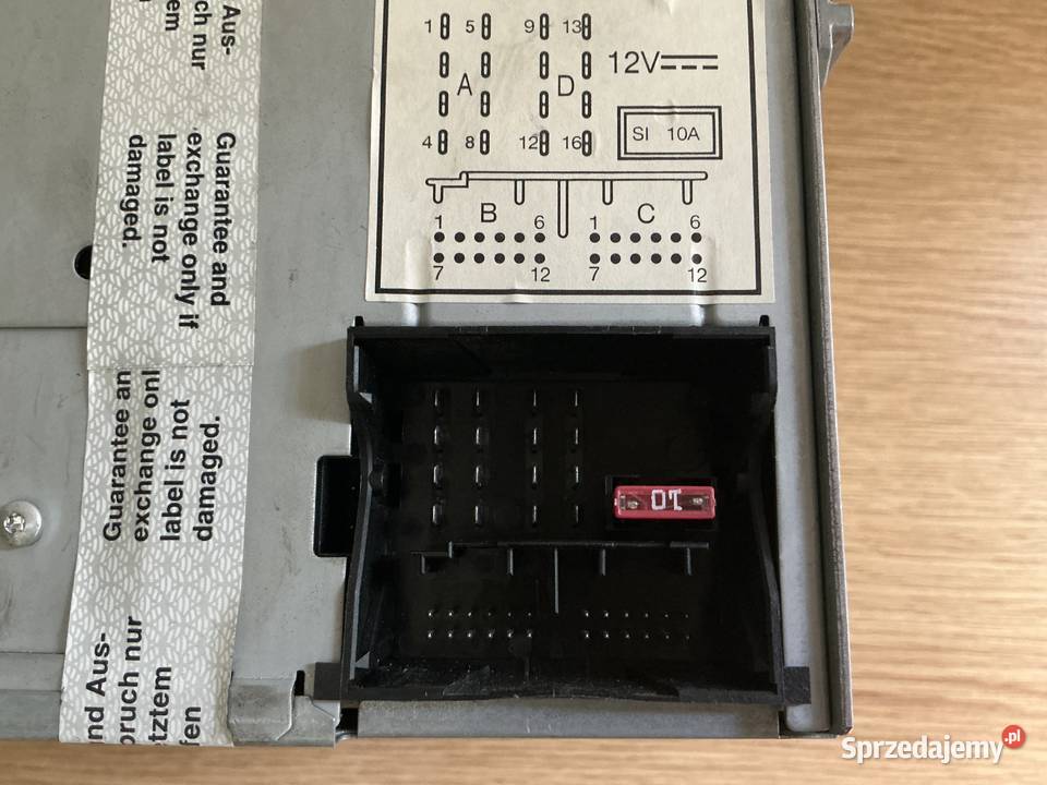 Oryginalne radio Volkswagen RCD 300 PIN Golf V Fabryczne podkarpackie Kamionka Dolna sprzedam