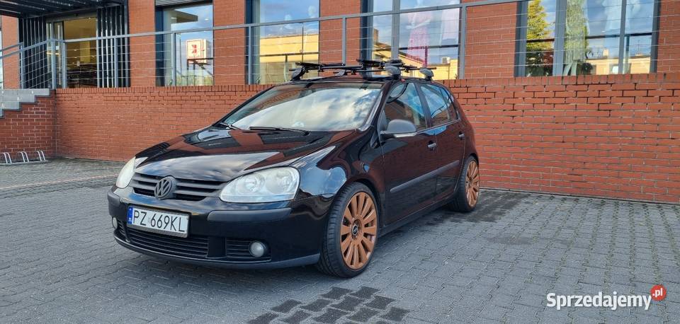 VW Golf V 105 19TDI doinwestowany czarny blokada skrzyni biegów Poznań