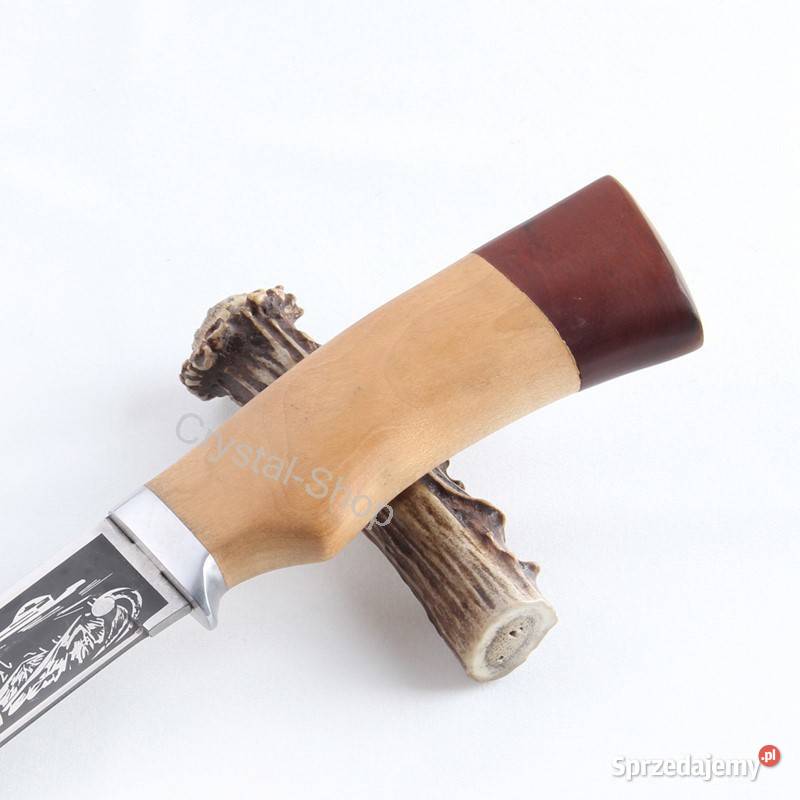 Nóż Turystyczny Myśliwski CRYSTAL survival Orzeł Łuków