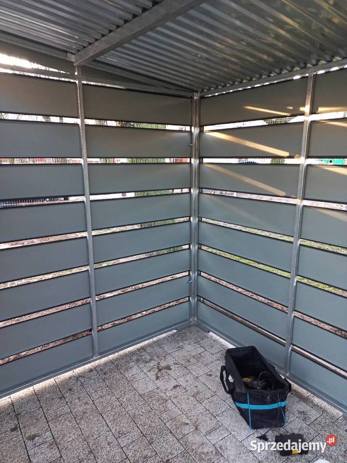 Wiata śmietnikowa Śmietnik na odpady zabudowa Czchów