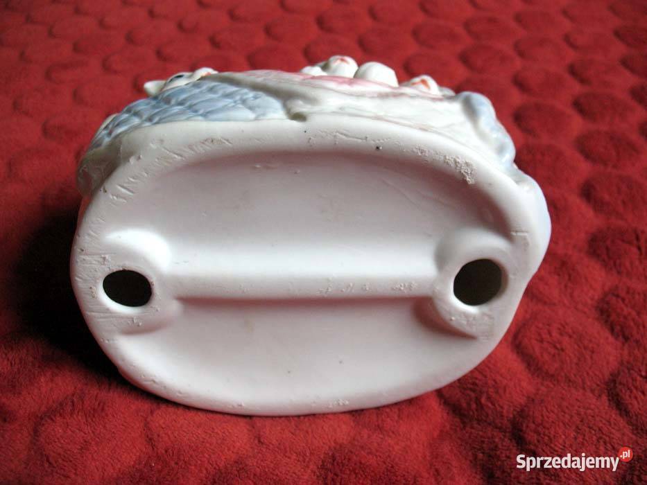 Kot rodzina cudownych kotów porcelana 14 x 16 x
