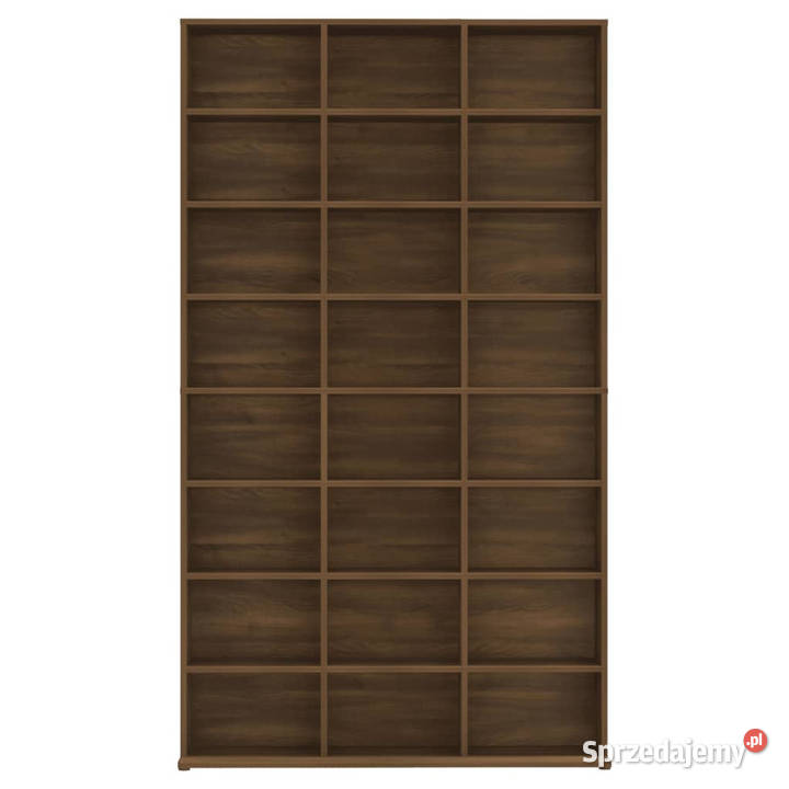 Szafka na płyty CD brązowy dąb 102x23x1775 mazowieckie