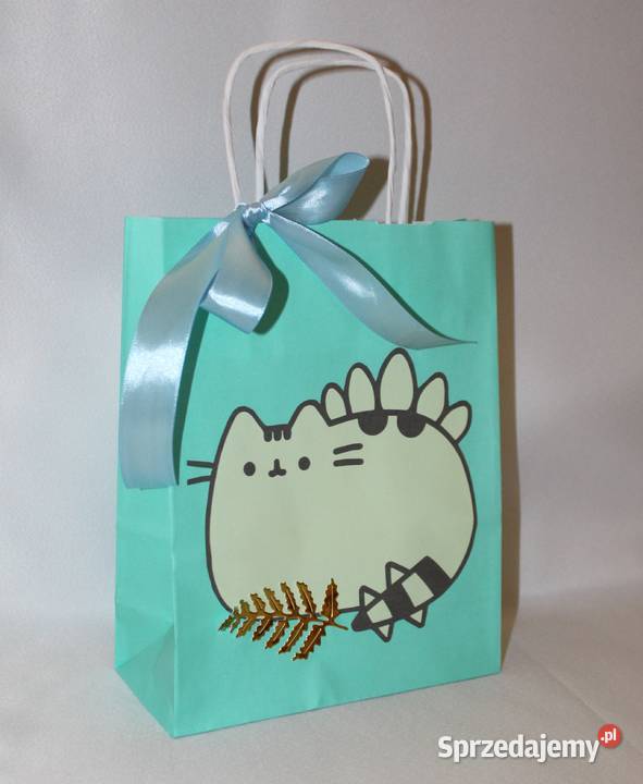 Piniata pińata szary kot Pusheen na urodziny sprzedam