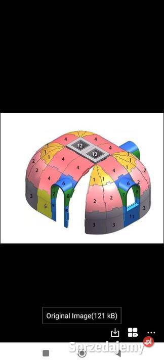 Domek modułowy kopułowy Wapnica