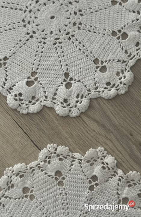 Komplet serwetek szydełko śr 30 Łódź sprzedam