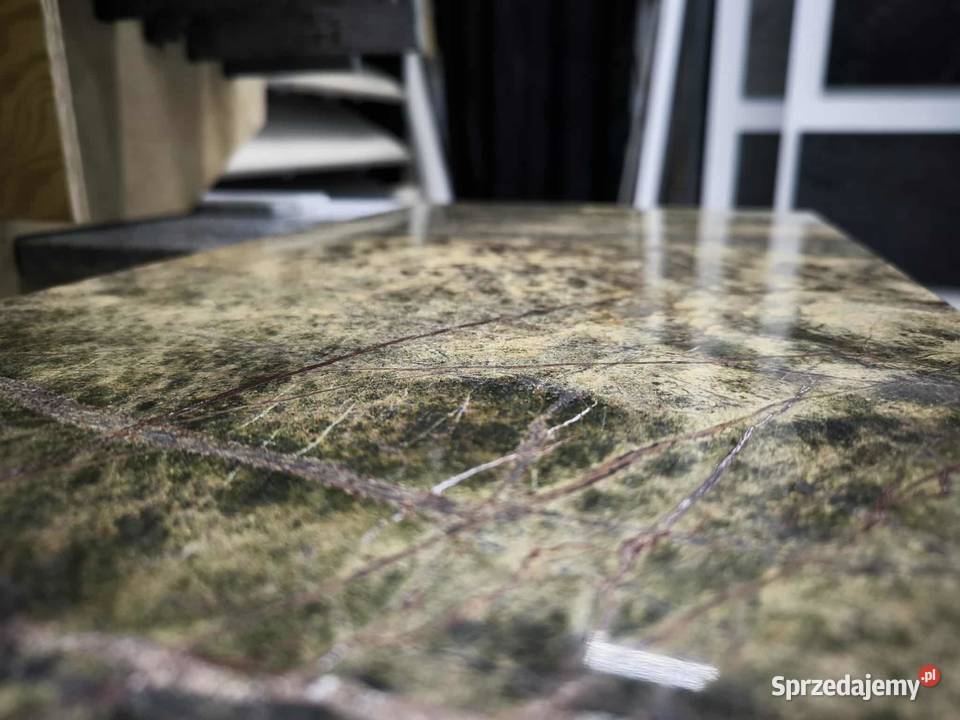 Płytki Marmur Rain Forest Green polerowany Rumia