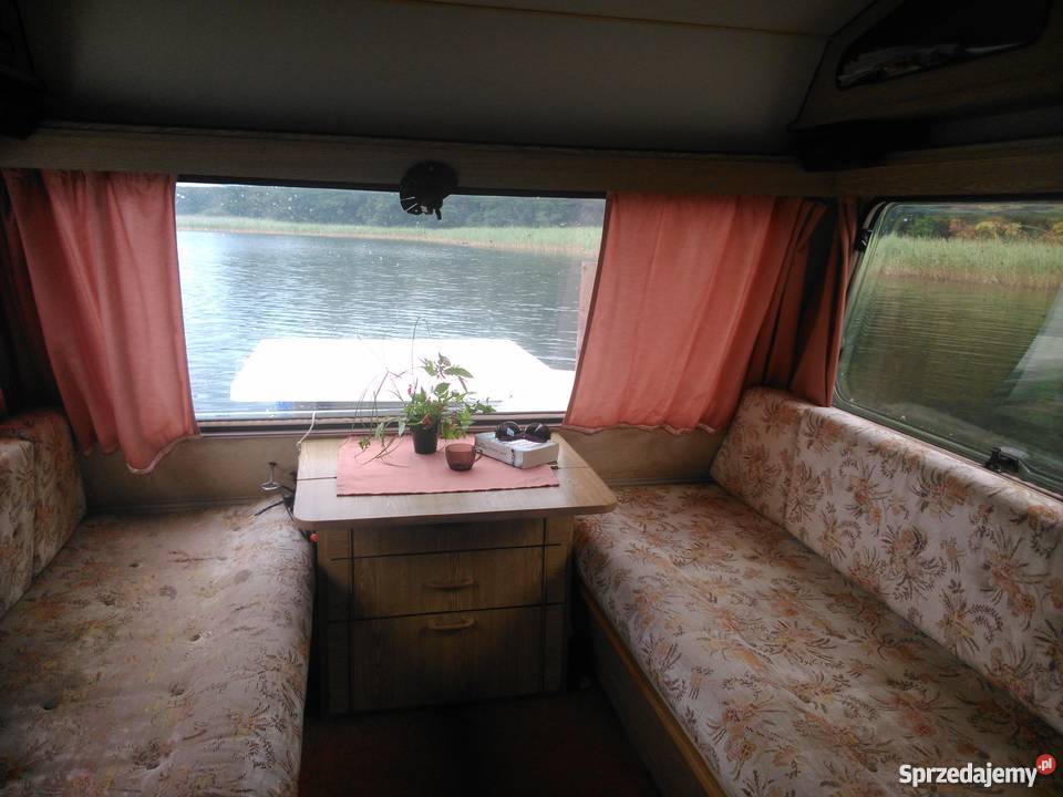 Przyczepa kempingowa na wodzie pływadło Morąg