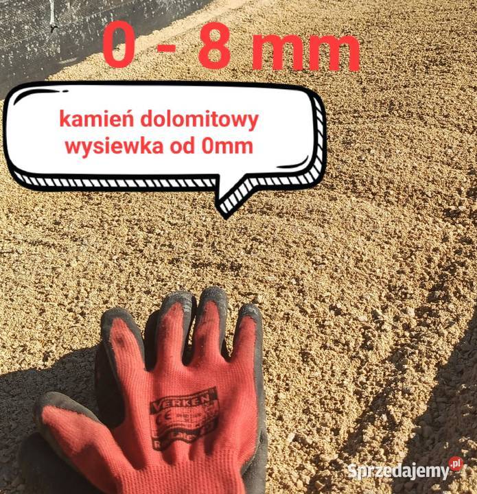 Wysiewka podsypka Dolomitowa 08 mm pod kostkę Imielin
