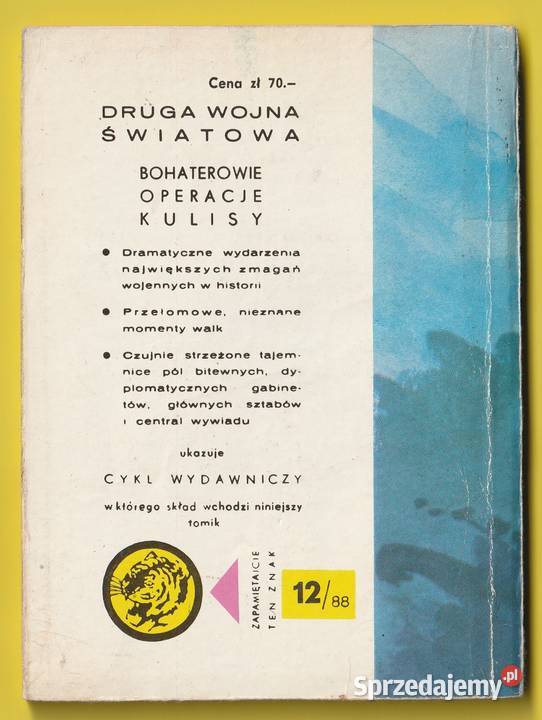 ŻÓŁTY TYGRYS OPERACJA PIERWSZY MOST 1988 Łódź