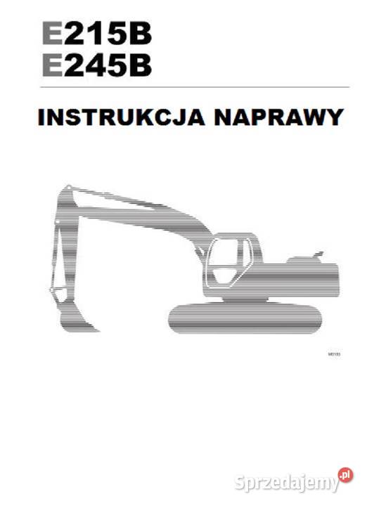 Holland KOBELCO E215B E245B instrukcja naprawy Kielce