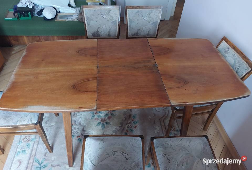 Stół drewniany 6 krzeseł drewnianych Kielce