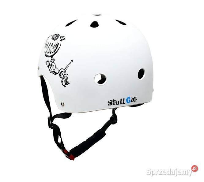 Kask dziecka na BMX Rolki SkullCap S 5355 biały śląskie Gaszowice sprzedam