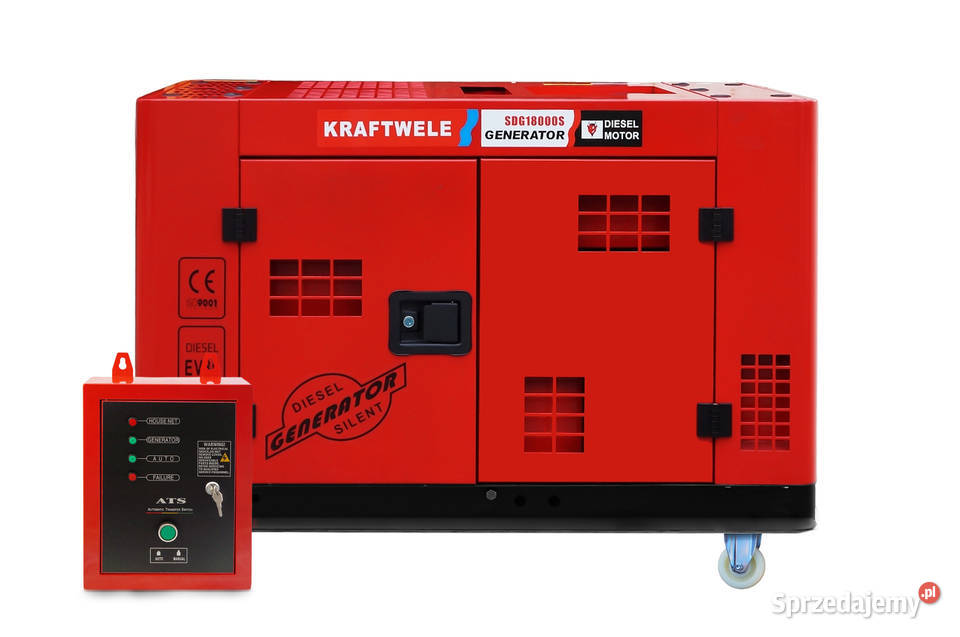 AGREGAT GENERATOR PRĄDOTWÓRCZY 18KVA WYCISZONY Agregaty prądotwórcze Ząbkowice Śląskie