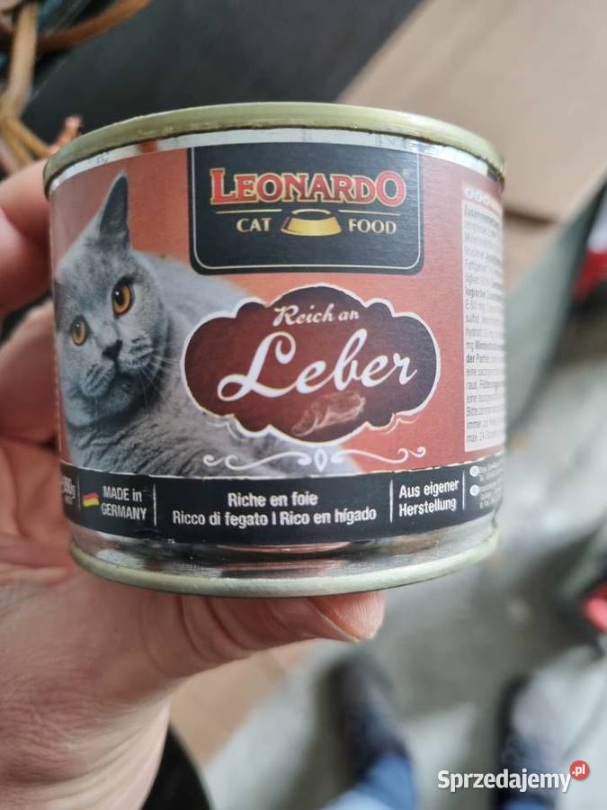 Karma mokra puszka 200g wątróbka Nowa Dęba