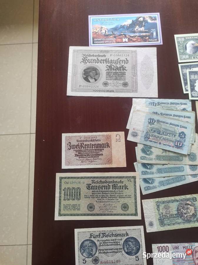 Banknoty różne Trzebinia