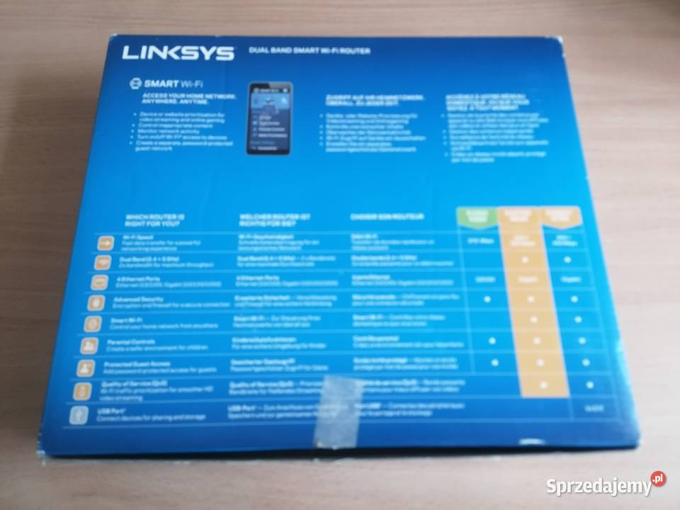 Router WiFi Linksys EA2700 Gigabit N600 245GHz Łódź