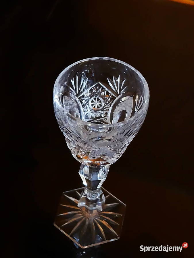 Kryształowe kieliszki do serwowania alkoholi Biłgoraj
