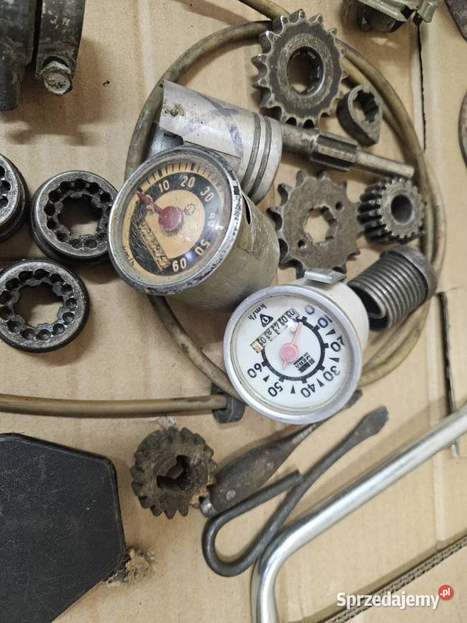 Części Romet Motorynka Komar Lampa Uchwyt Wałek Kłodawa