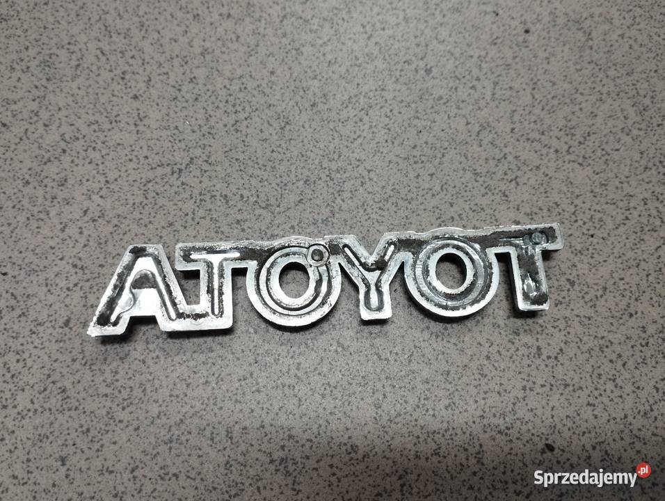 Znaczek emblemat logo Toyota Yaris wielkopolskie Wyskoć