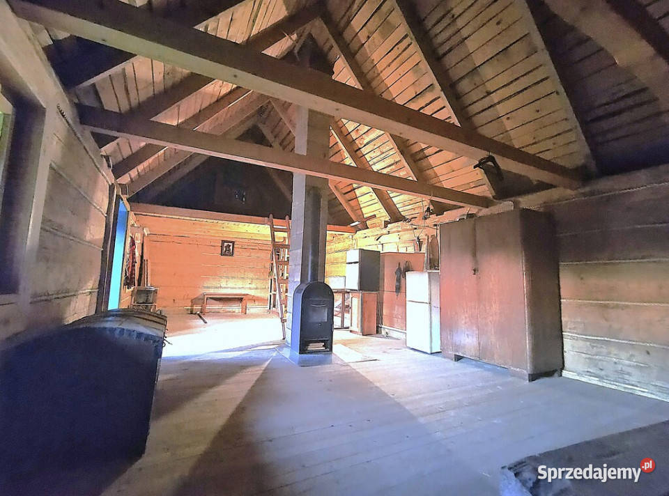 Duża działka z domkiem Kunki gm Susiec Sprzedaż