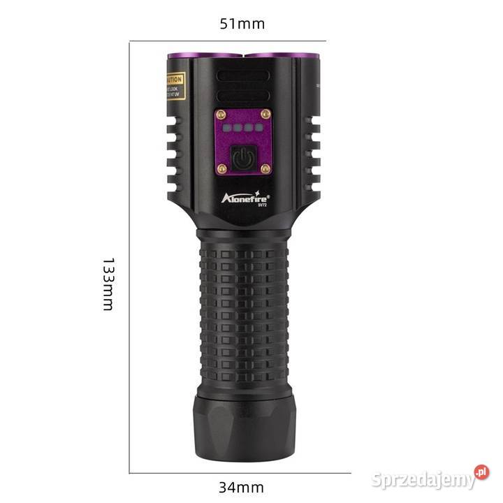 Latarka 2 in1 ultrafioletowa UV Alonefire SV72 Wrocław sprzedam