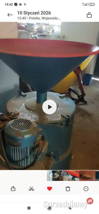 Srutownik bijakowy młynek do zboża chodowców nieuszkodzony Iłża