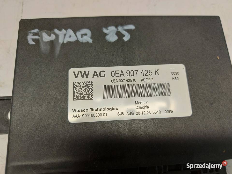 SKODA Enyaq 5LA iV85 Moduł sterownik silnika Komputery