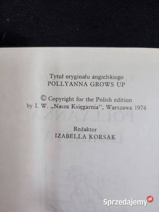 Polyanna dorasta E H Porter Pozostałe Kielce