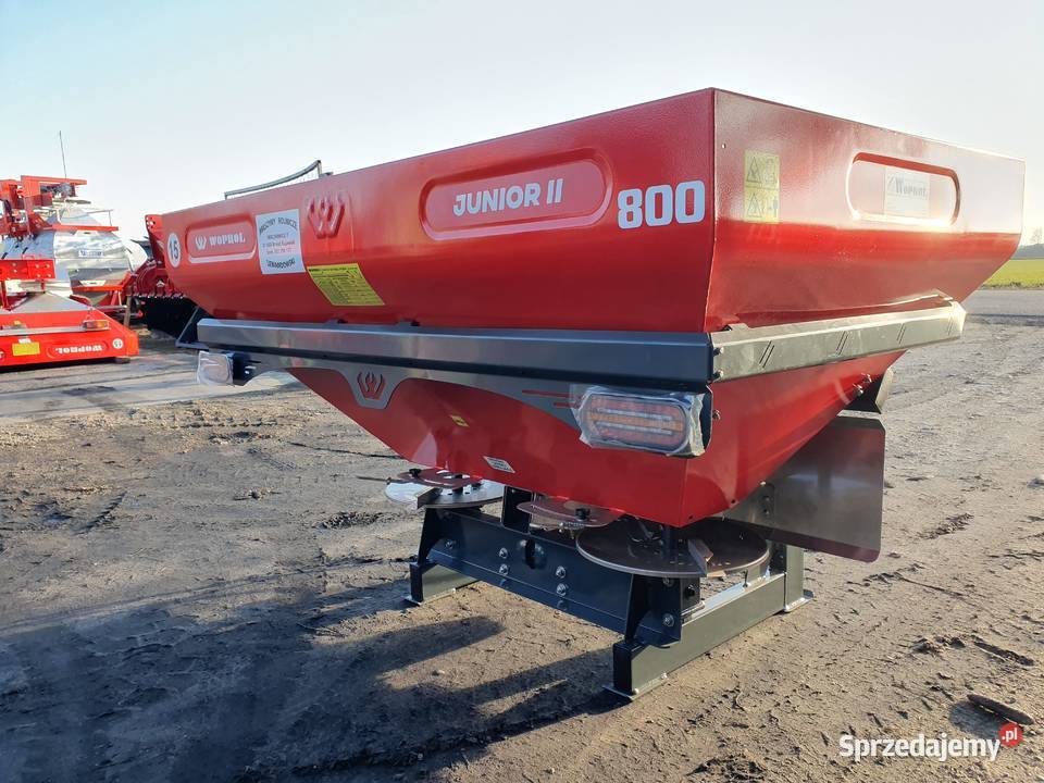 Rozsiewacz Junior II 800 Woprol nowy model kujawsko-pomorskie Miechowice sprzedam
