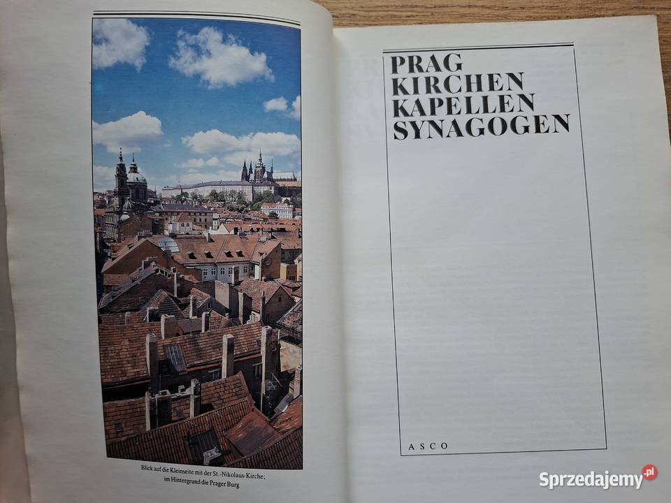 Prag Kirchen Kapellen Synagogen j niemiecki Kraków sprzedam