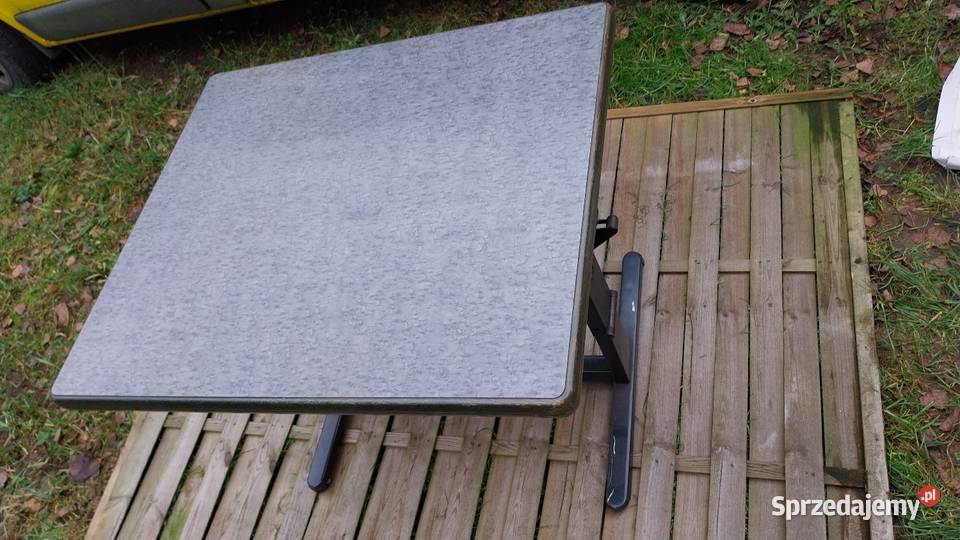 Składany stolik do przyczepy kempingowej stół wielkopolskie Murowana Goślina