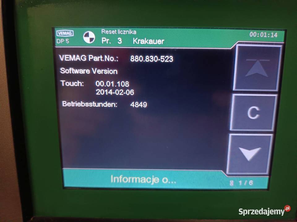 Nadziewarka próżniowa Vemag DP5 2015 250 L Niedźwiedź