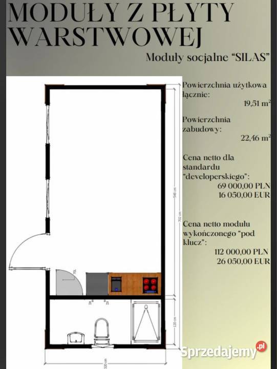 Na sprzedaż DOM MODUŁOWY Gdańsk sprzedam