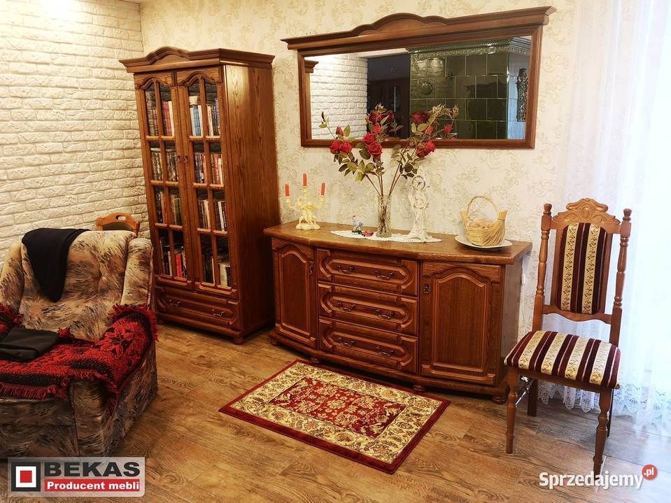 Stylowy komplet Witryna 160 i dwa Narożniki mazowieckie