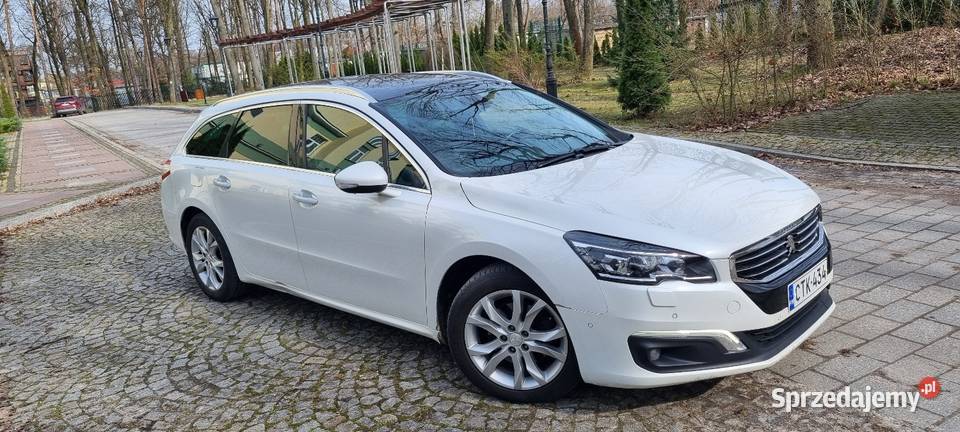 Peugeot 508 LIFT Kompletny przod biały Motoryzacja Pionki