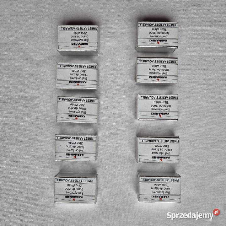 Akwarele Karmański 10 kostek farby Brzesko