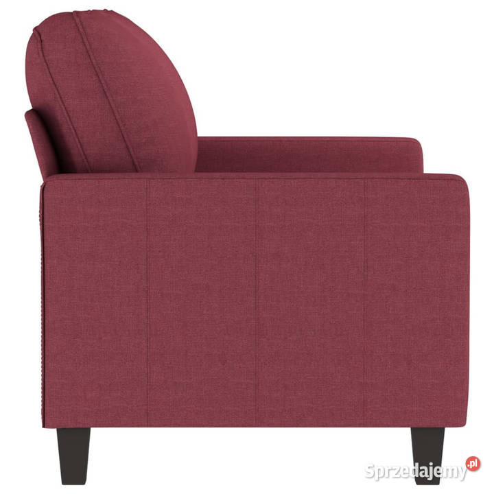 Sofa 2osobowa winna czerwień 120 tapicerowana Warszawa