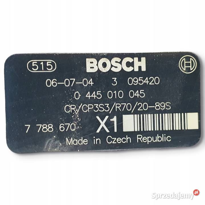 POMPA WTRYSKOWA BMW E87 E90 E91 20 D 0445010045 osobowe Chełm