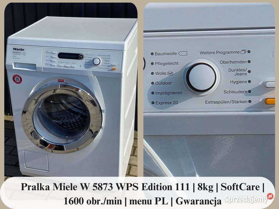 Pralka Miele W 5873 WPS Edition 111 8 SoftCare Wrocław