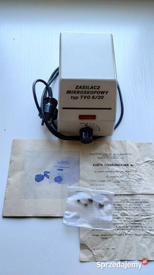 Zasilacz mikroskopu typ TVO 620 NOWY Warszawa