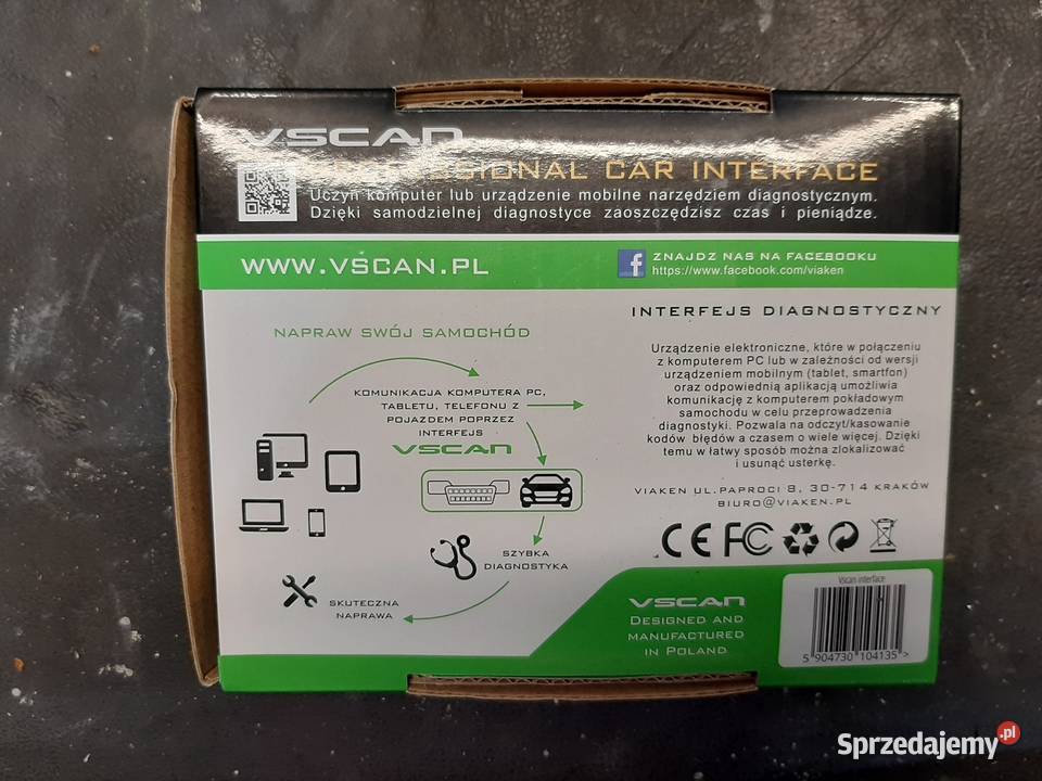 Interfejs V scan model VAG KKL Legnica