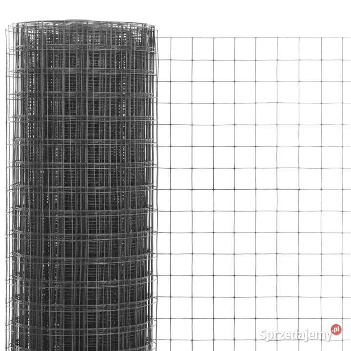 vidaXL Ogrodzenie z siatki stal i PVC143654 Warszawa