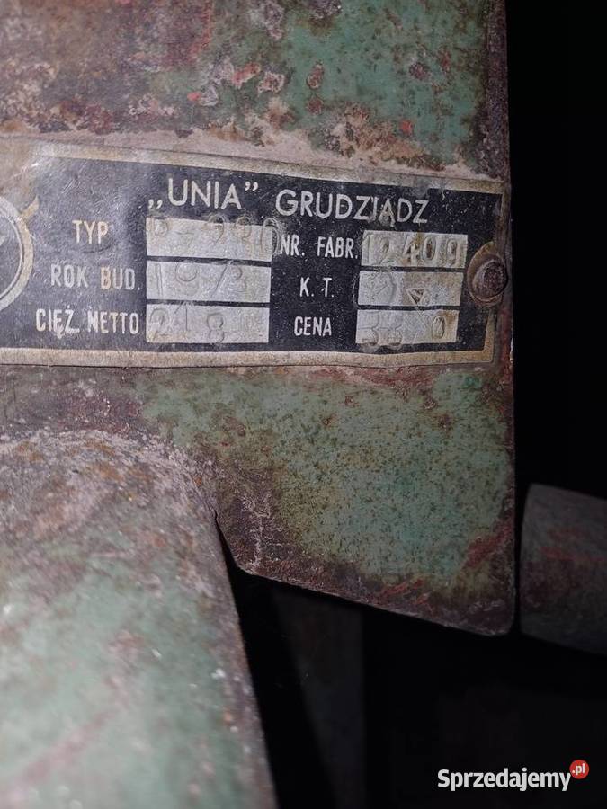 Sprzedam pług Grudziądz 2 skibowy Maszyny rolnicze Mircze sprzedam